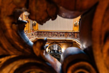 Lviv, Ukrayna - 22 Ağustos 2024: Lviv Bilim Adamları Evi (eski soylu kumarhane))