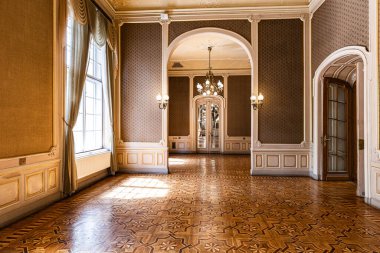 Lviv, Ukrayna - 22 Ağustos 2024: Lviv Bilim Adamları Evi (eski soylu kumarhane))