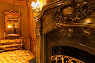 Lviv, Ukrayna - 22 Ağustos 2024: Lviv Bilim Adamları Evi (eski soylu kumarhane))