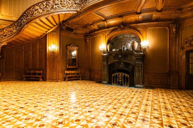 Lviv, Ukrayna - 22 Ağustos 2024: Lviv Bilim Adamları Evi (eski soylu kumarhane))