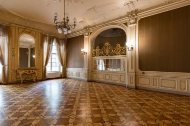 Lviv, Ukrayna - 22 Ağustos 2024: Lviv Bilim Adamları Evi (eski soylu kumarhane))