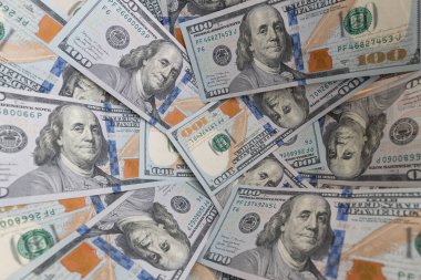 Tasarım amaçlı 100 dolarlık banknotlar