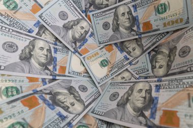 Tasarım amaçlı 100 dolarlık banknotlar