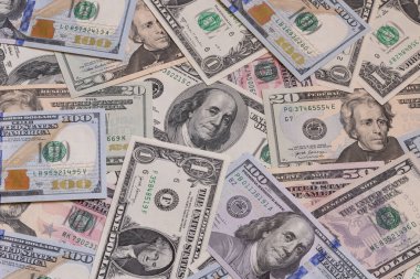 Tasarım amacı için farklı Amerikan doları banknotları