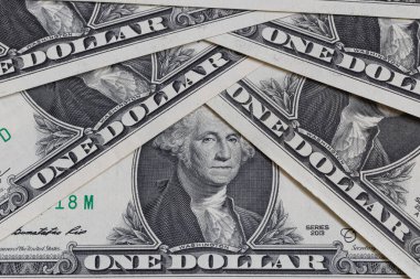 Tasarım amacı için 1 dolarlık banknotlar