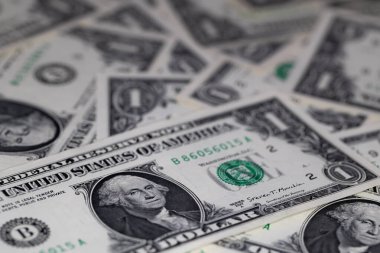 Tasarım amacı için 1 dolarlık banknotlar