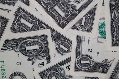 Tasarım amacı için 1 dolarlık banknotlar