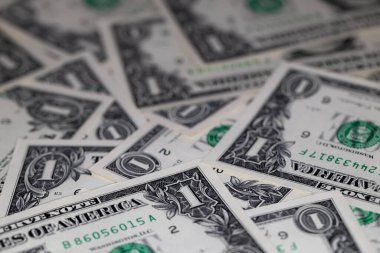 Tasarım amacı için 1 dolarlık banknotlar