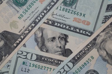 Tasarım amaçlı 20 dolarlık banknotlar