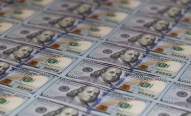 Tasarım amaçlı 100 dolarlık banknotlar