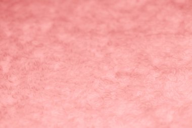 Tasarım amacı için şeftali rengi havlunun yakın plan görüntüsü