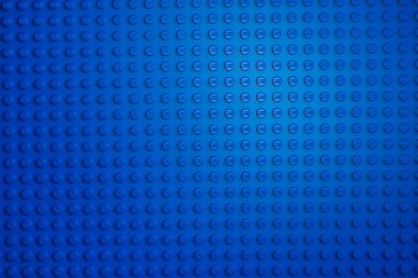 Lviv, Ukrayna - 29 Aralık 2024: LEGO Klasik Mavi Tabaka arka planı