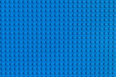Lviv, Ukrayna - 29 Aralık 2024: LEGO Klasik Mavi Tabaka arka planı