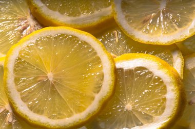 Tasarım amacı için dilimlenmiş limon desenli arkaplanı kapat