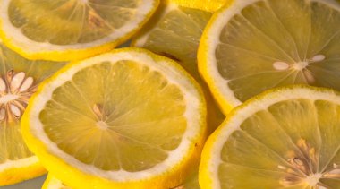 Tasarım amacı için dilimlenmiş limon desenli arkaplanı kapat