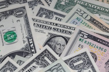 Tasarım amacı için farklı Amerikan doları banknotları