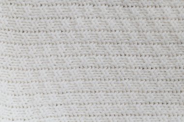 Tasarım amacı için beyaz desenli örgü kumaş arkaplanı