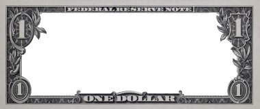 ABD 1 dolarlık sınır tasarım amacıyla boş orta alan