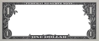 ABD 1 dolarlık sınır tasarım amacıyla boş orta alan