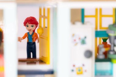 Lviv, Ukrayna - 10 Şubat 2025: LEGO Dost