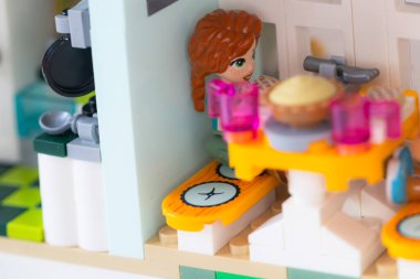 Lviv, Ukrayna - 10 Şubat 2025: LEGO Dost