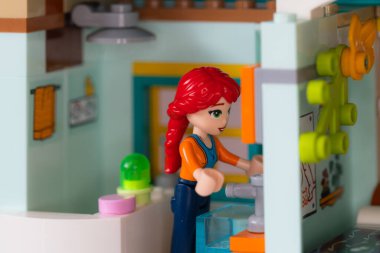 Lviv, Ukrayna - 10 Şubat 2025: LEGO Dost