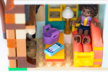 Lviv, Ukrayna - 10 Şubat 2025: LEGO Dost