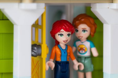 Lviv, Ukrayna - 10 Şubat 2025: LEGO Dost