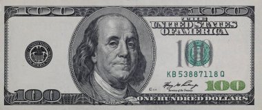 100 dolarlık sınır ve boş orta alan tasarım amacı için