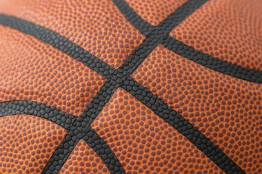 Tasarım amacı için basketbolun dokulu arka planının kapatılması