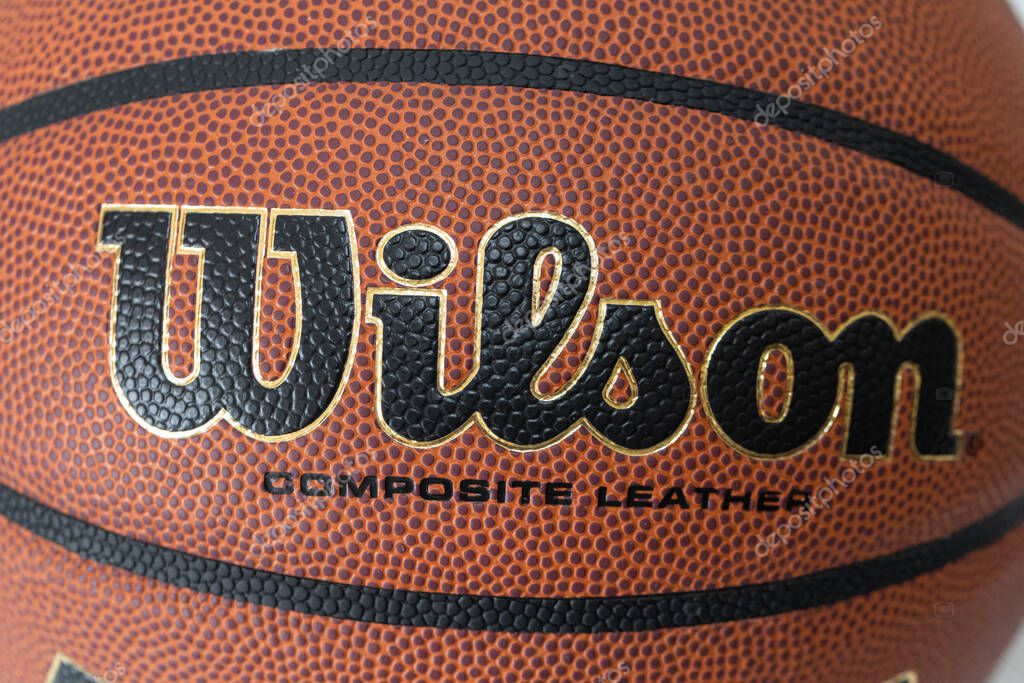Lviv, Ukraine - April 8, 2025: Wilson Reaction PRO basketball
