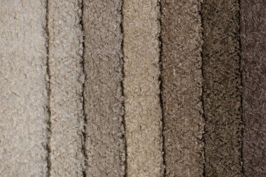 Tasarım amacı için renkli desenli tekstil örneklerinin yakınlaştırılması