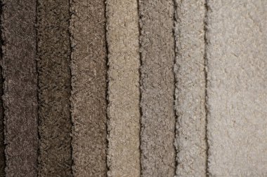 Tasarım amacı için renkli desenli tekstil örneklerinin yakınlaştırılması