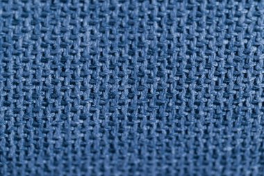 Tasarım amacı için mavi desenli kumaşın yakınlaştırılması