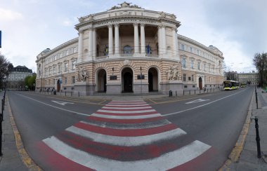 Lviv, Ukrayna - 18 Nisan 2025: Ivan Franko Lviv Ulusal Üniversitesi