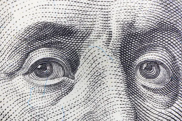 Benjamin Franklin 'in tasarım amaçlı 100 dolarlık banknottaki portresi