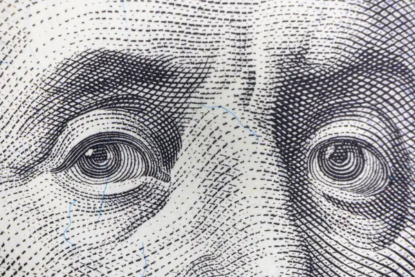 Benjamin Franklin 'in tasarım amaçlı 100 dolarlık banknottaki portresi