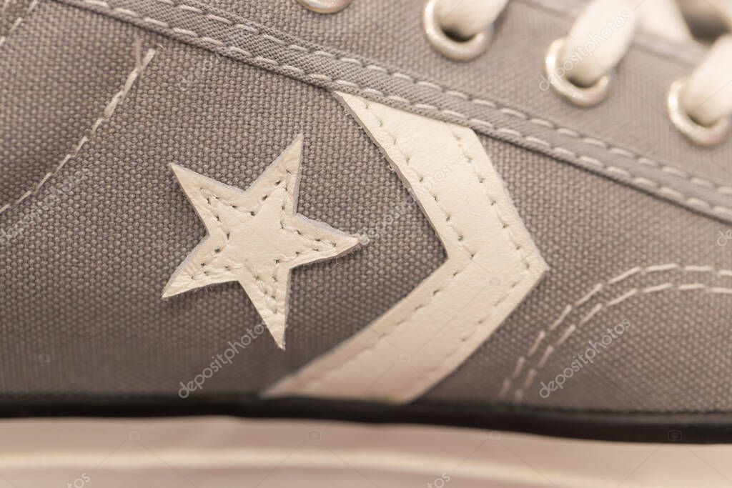 Lviv, Ukraine - May 29, 2025: All Stars Converse sneakers in store