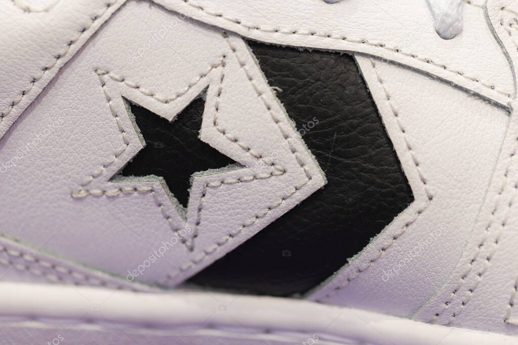 Lviv, Ukraine - May 29, 2025: All Stars Converse sneakers in store