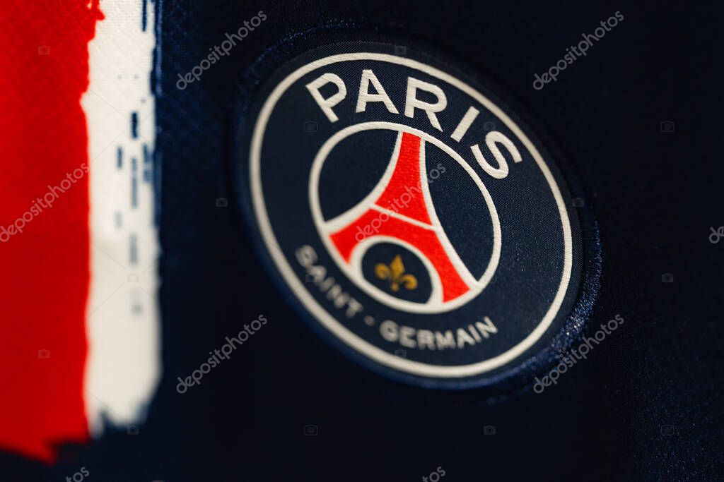 Lviv, Ukraine - May 29, 2025: Nike Paris Saint-Germain T-shirt