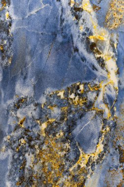 Mavi ve Altın Mermer Seramik Döşeme