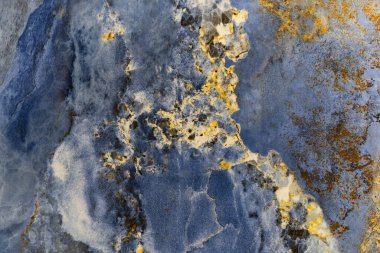 Mavi ve Altın Mermer Seramik Döşeme