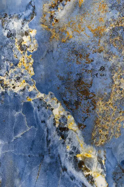 Mavi ve Altın Mermer Seramik Döşeme