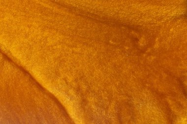 Altın Portakal Sıvı Metalik Soyut Arkaplan