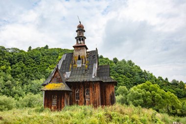 Ilnyk Köyündeki Eski Ahşap Katolik Şapeli, Lviv Oblastı, Ukrayna