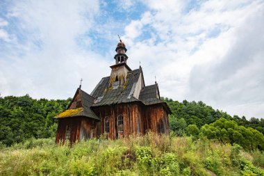 Ilnyk Köyündeki Eski Ahşap Katolik Şapeli, Lviv Oblastı, Ukrayna