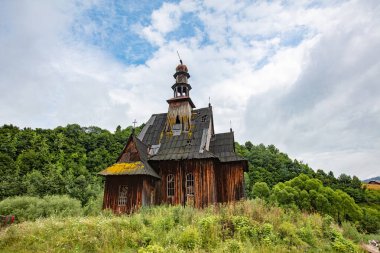 Ilnyk Köyündeki Eski Ahşap Katolik Şapeli, Lviv Oblastı, Ukrayna