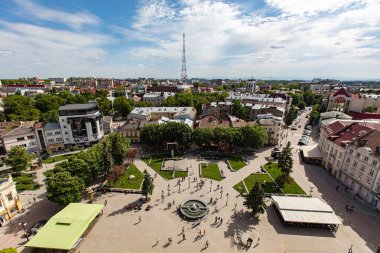 Ivano-Frankivsk, Ukrayna - 21 Mayıs 2017: Ivano-Frankivsk, View