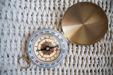 Vintage Pusula, Navigasyon Aracı, Yakın plan