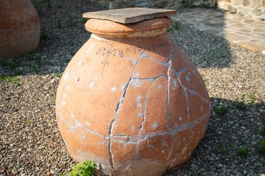 Bulgaristan 'da tarihi bir ahşap baskı ve duvar resmine sahip arkeolojik sergi